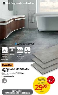 Vinylvloer vinyltegel feel xl-CanDo