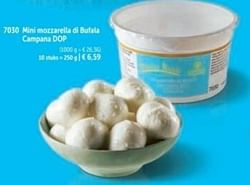 Mini mozzarella di bufala campana dop