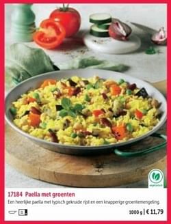 Paella met groenten