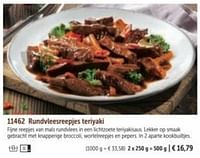 Rundvleesreepjes teriyaki-Huismerk - Bofrost