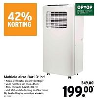 Mobiele airco bari 3-in-1-Huismerk - Gamma