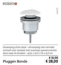 Pluggen bonde-Allibert