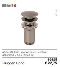 Pluggen bondi-Allibert