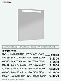 Spiegel atlas-Allibert