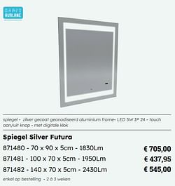 Spiegel silver futura