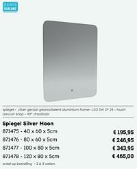 Spiegel silver moon-Aurlane