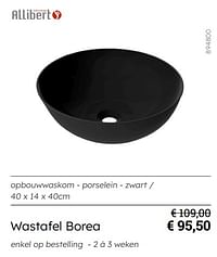 Wastafel borea-Allibert