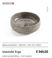 Wastafel ergo-Allibert