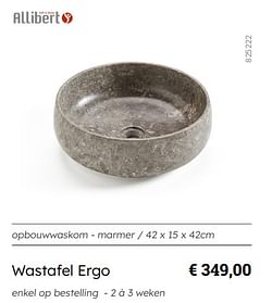 Wastafel ergo