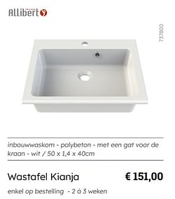 Wastafel kianja