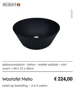 Wastafel melio