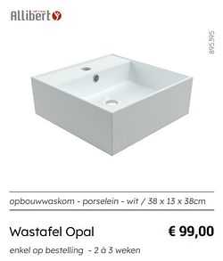 Wastafel opal