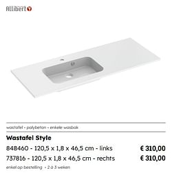 Wastafel style