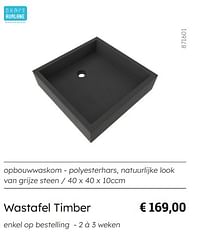 Wastafel timber-Aurlane