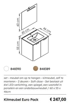 Kitmeubel euro pack