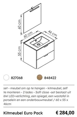 Kitmeubel euro pack