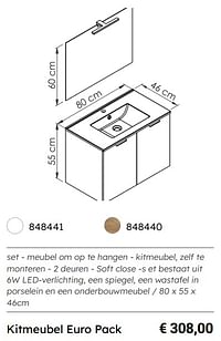 Kitmeubel euro pack-Huismerk - Multi Bazar