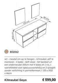 Kitmeubel gaya-Huismerk - Multi Bazar