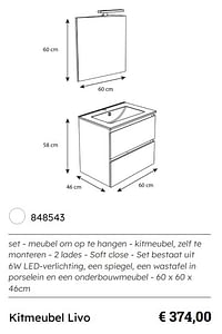 Kitmeubel livo-Huismerk - Multi Bazar