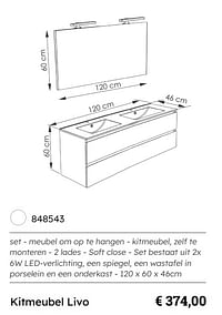 Kitmeubel livo-Huismerk - Multi Bazar