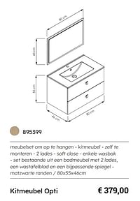 Kitmeubel opti-Huismerk - Multi Bazar