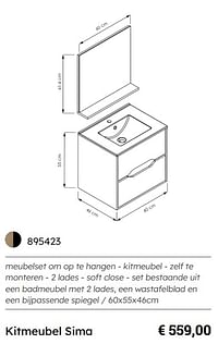 Kitmeubel sima-Huismerk - Multi Bazar