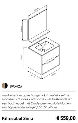 Kitmeubel sima