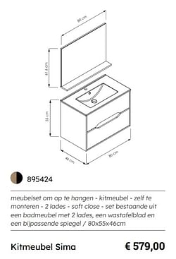 Kitmeubel sima