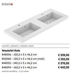 Wastafel kole