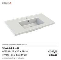 Wastafel small-Allibert