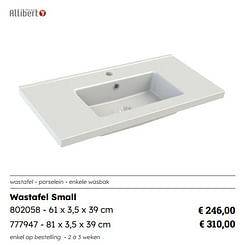 Wastafel small