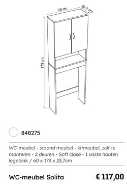 Wc-meubel solita