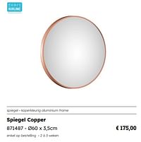 Spiegel copper-Aurlane