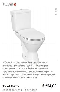 Toilet flexo-Allibert