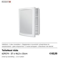 Toiletkast aida-Allibert