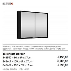 Toiletkast border