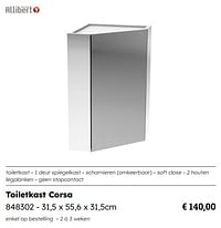 Toiletkast corsa-Allibert