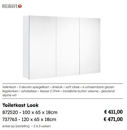 Toiletkast look