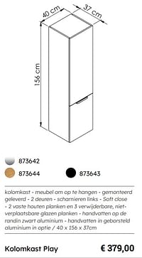 Kolomkast play-Allibert