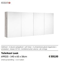 Toiletkast look-Allibert