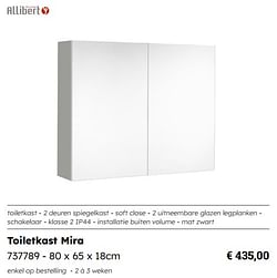 Toiletkast mira