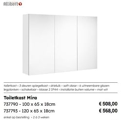 Toiletkast mira