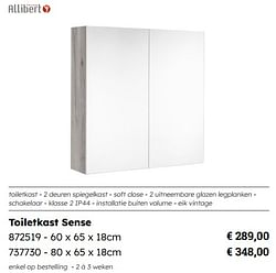 Toiletkast sense