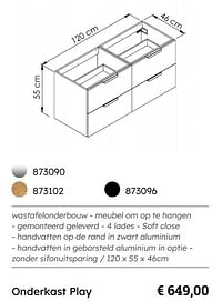 Onderkast play-Allibert