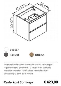 Onderkast santiago-Allibert