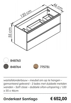 Onderkast santiago