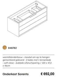 Onderkast sorento-Allibert