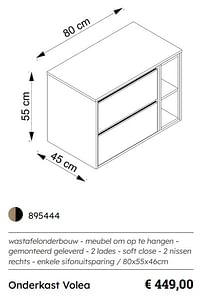 Onderkast volea-Allibert