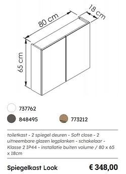 Spiegelkast look