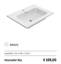 Wastafel rio-Sanimar